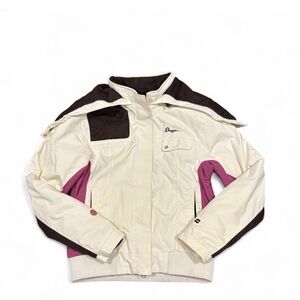 Orage Cream and Pink Performance Jacket